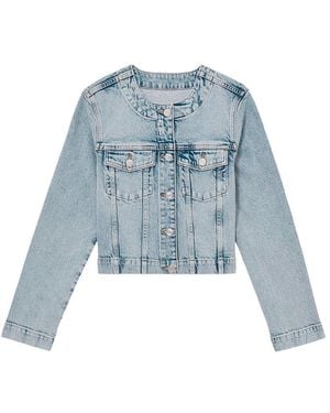 Reiss Medora Denim Jacket - Blue