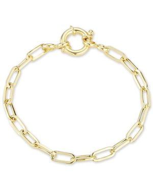 Glaze Jewelry 14k Over Silver Link Bracelet - Metallic