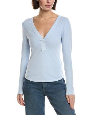 Grey State Top - Blue
