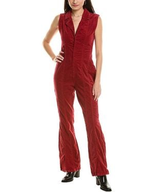 Free People Crvy Ring The Alarm Cord One-Piece - Red