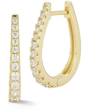Glaze Jewelry 14K Over Cz Earrings - Metallic