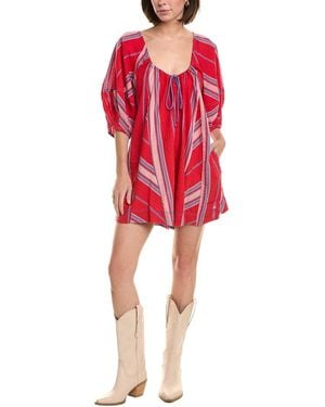 Free People Bop Around Romper - Red