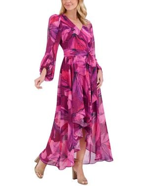 Eliza J Hi-Lo Midi Dress - Pink