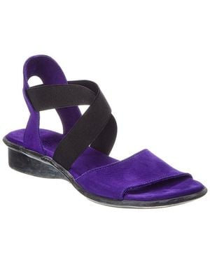Arche Satia Leather Sandal - Purple