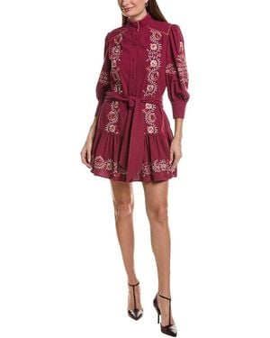 tyler boe Nikki Embroidered Dress
