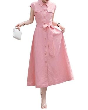 Luna Tuccini Shirt Dress - Pink