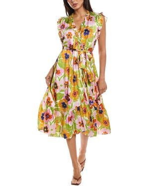 FRNCH Summer Woven Dress - Yellow