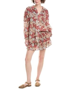 Free People 2Pc Sienna Skort Set - Red