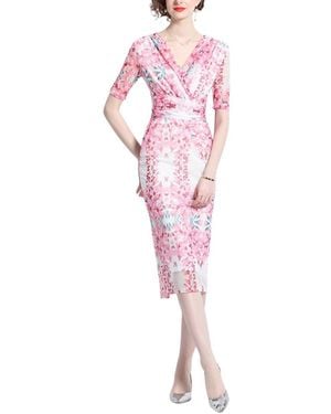DZA Midi Dress - Pink