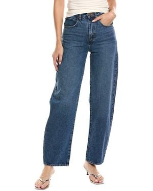 FRAME Long Turbo Barrel Jean - Blue