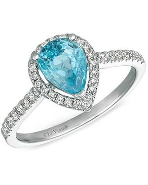 Le Vian Le Vian 14K 2.05 Ct. Tw. Diamond & Zircon Ring - Blue