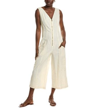 XCVI Norris Linen-Blend Jumpsuit - Natural
