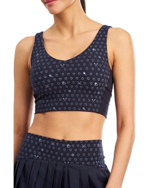 Roberta Roller Rabbit Sporty Hearts Caty Cropped Tank - Blue