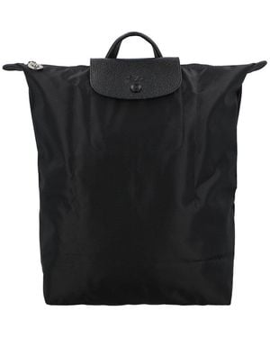 Longchamp Le Pliage One Medium Backpack - Black