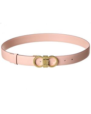 Ferragamo Leather Belt - Pink