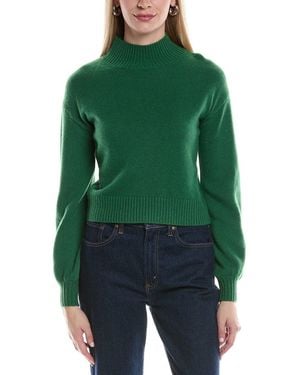 Philosophy Balloon Sleeve Cashmere Sweater - Green