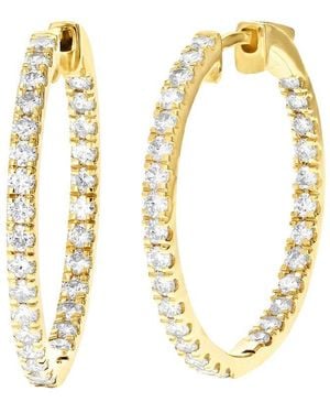 Amairah 1.00 Ct. Tw. Lab-Grown Diamond Hoops - Metallic