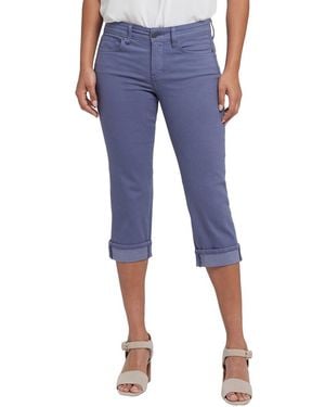 NYDJ Marilyn Cascade Lake Crop Jean - Blue