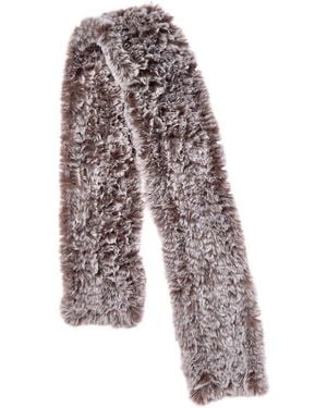 Surell Knit Scarf - White