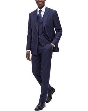 Canali 2Pc Wool & Mohair-Blend Suit - Blue