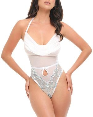 Oh La La Cheri Victoria Teddy Bra - White