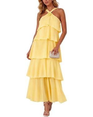 COLON DIANA Maxi Dress - Yellow