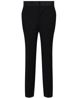 Givenchy Slim-Fit Tailored Wool & Mohair-Blend Pant - Black