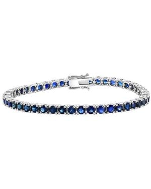 Jewels by Viomo 14K 16.91 Ct. Tw. Sapphire Tennis Bracelet - Blue