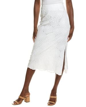 Vince Camuto Straight Skirt - White