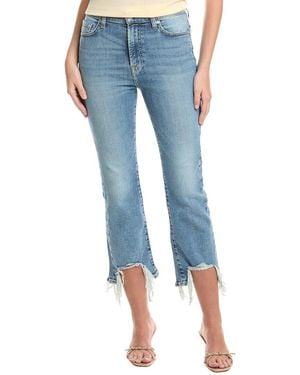 7 For All Mankind High-Waist Sloan Vintage Slim Kick Jean - Blue
