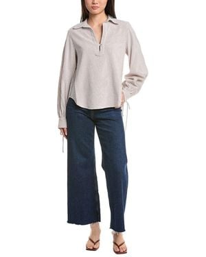 Nation Ltd Harris Shirt - Blue