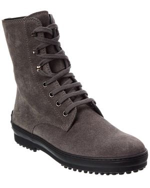 Tod's Suede Boot - Brown