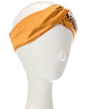 Jimmy Choo Silk Headband - White