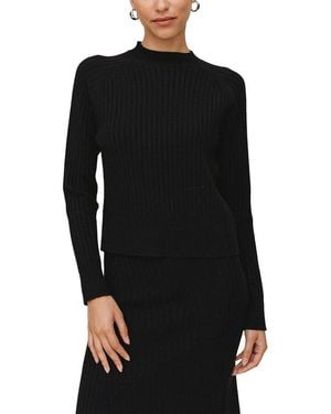 Bella Dahl Raglan Ribbed Jumper - Black
