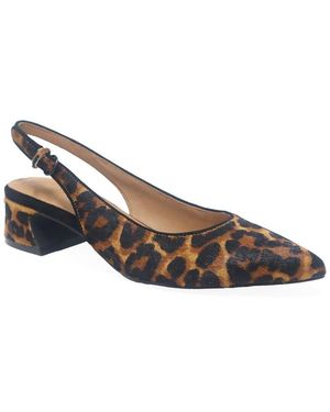 Gentle Souls Georgia Haircalf Pump - Brown