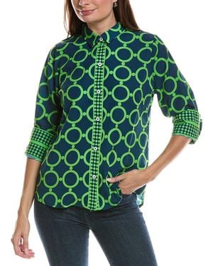 Gretchen Scott Boyfriend Shirt - Green