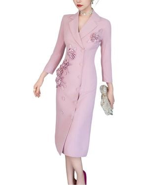 Emma way Midi Dress - Pink