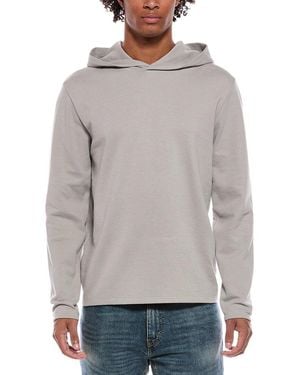 Vince Double Face Pique Hoodie - Gray