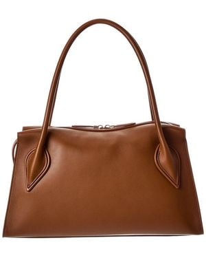 Christian Louboutin Venus Leather Tote - Brown