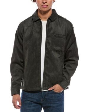 Vintage 1946 Bonded Printed Fleece Lined Jacket - Black