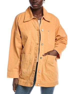 Free People Avery Denim Jacket - Orange
