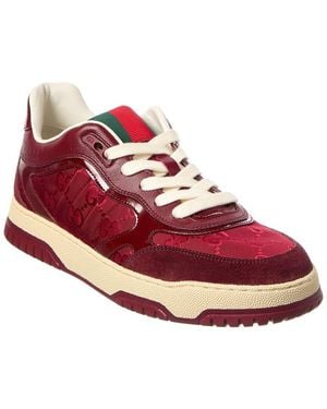 Gucci Web Low-Top Sneakers - Red