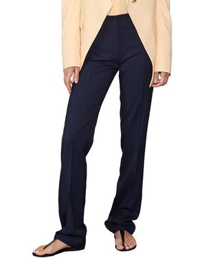 Câllas Saachi Wool-Blend Trouser - Blue