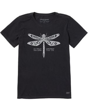 Life Is Good. Crusher Lite T-Shirt - Black