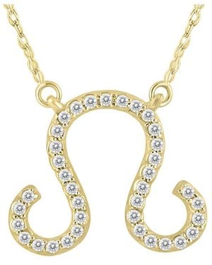 True Diamond 14k 0.27 Ct. Tw. Diamond Necklace - Metallic
