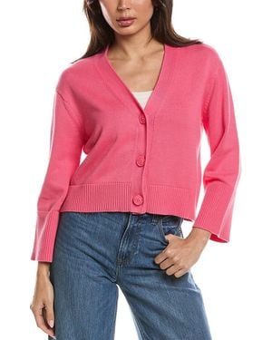 Forte Wide Sleeve Cardigan - Red