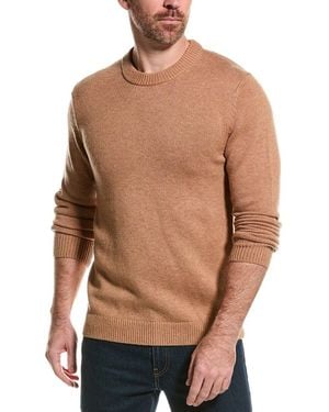 Reiss Avons Chunky Wool-Blend Crewneck Jumper - Blue