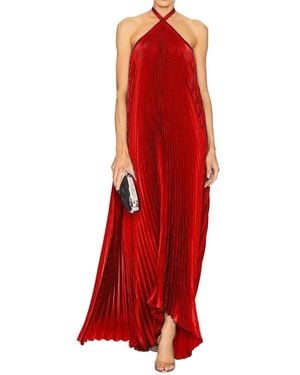 Linda Charm Mira Richi Maxi Dress - Red