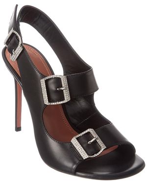 AMINA MUADDI Marni Leather Sandal - Black