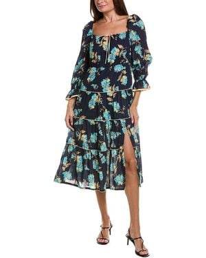 Garrie B Midi Dress - Blue
